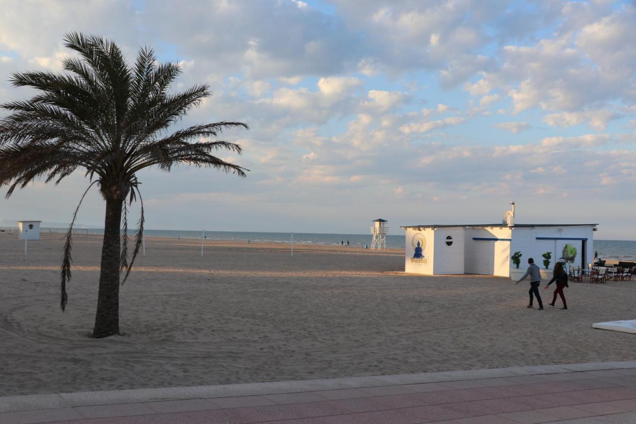 Impresionantes Vistas En Primera Linea Playa de Gandia Exterior foto